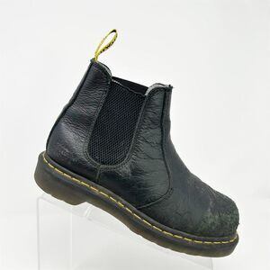 Dr. Martens Arbor ST Chelsea Boots Black Leather Steel Toe Slip Resistant Size 7